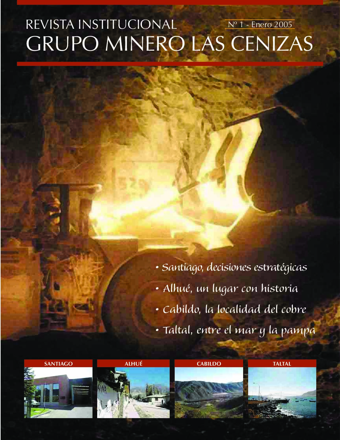 Portada revista Grupo Minero Las Cenizas 2005