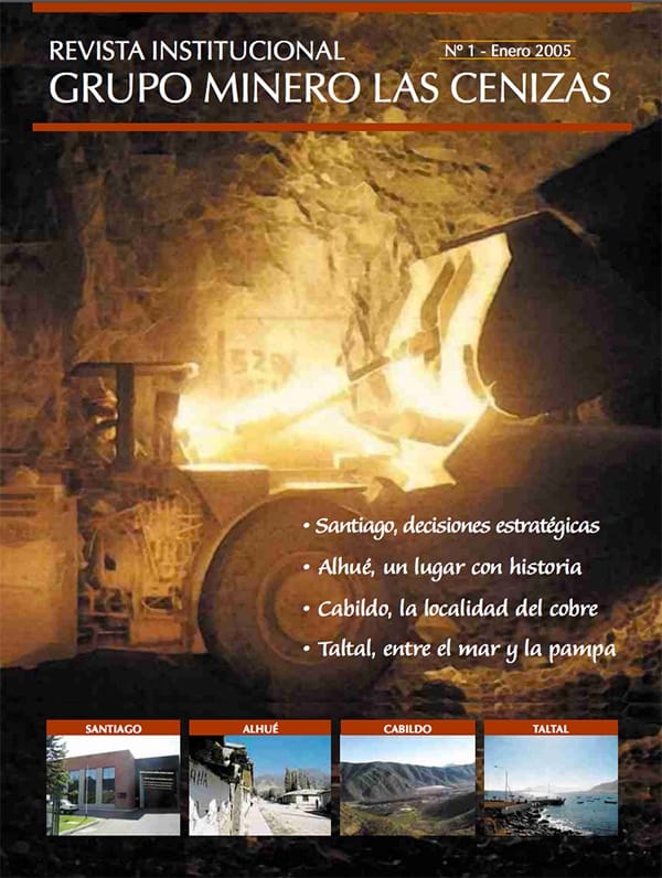 Portada revista Grupo Minero Las Cenizas 2005