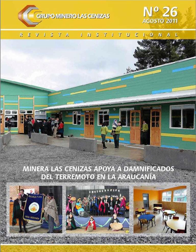 Portada revista Grupo Minero Las Cenizas 2011