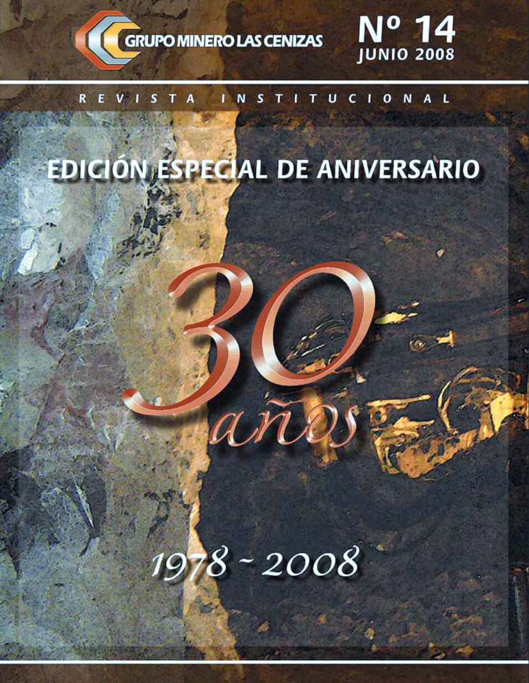 Portada revista aniversario 30 años Grupo Minero
