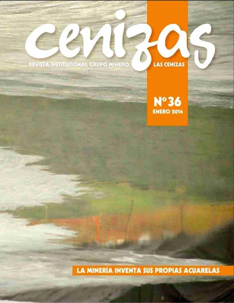Portada revista Cenizas enero 2014 minería