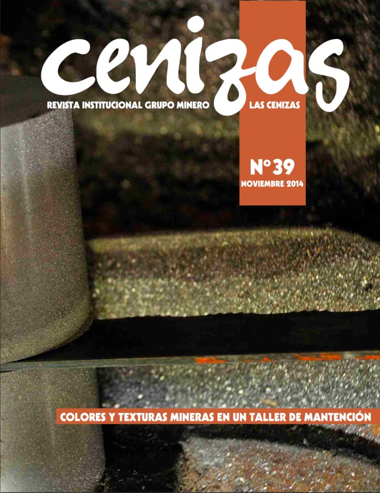 Portada revista Cenizas taller minero noviembre 2014